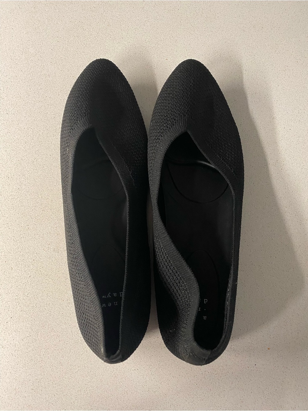 A New Day Knit Pointed Toe Flats